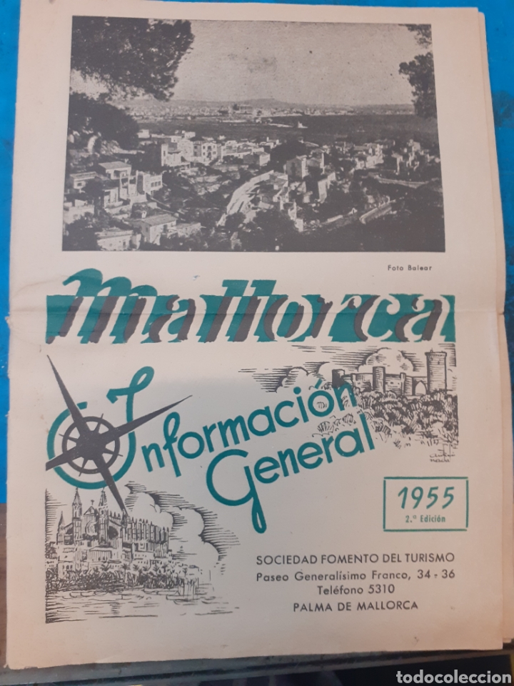 Libros: Lote turismo de Mallorca. 10 art&iacute;culos. A&ntilde;os 50. Originales.