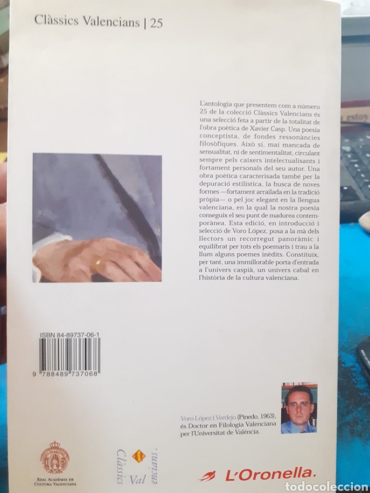 Libros: ANTOLOGIA. POEMES (1943-2000) - CASP VERGER, Xavier. - Foto 2