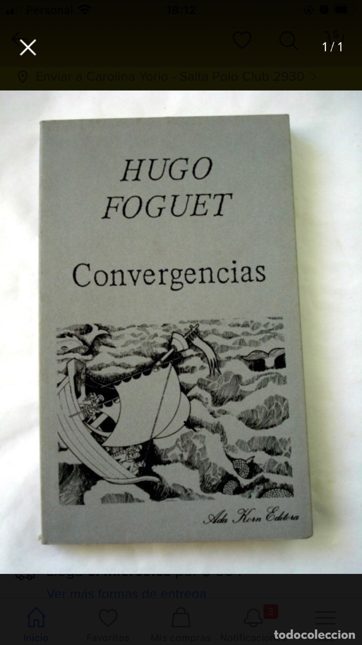 Libros: HUGO FOGUET - CONVERGENCIAS - Foto 1