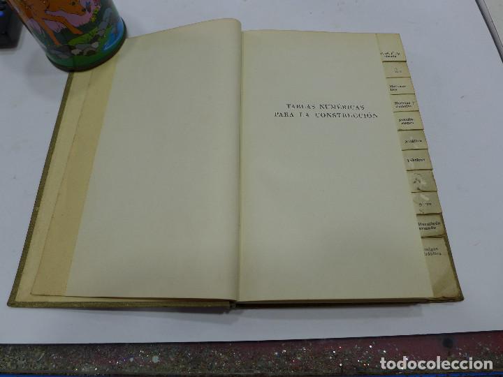 Libros: TABLAS NUMERICAS PARA LA CONSTRUCCION - EDITORIAL LABOR - Foto 5
