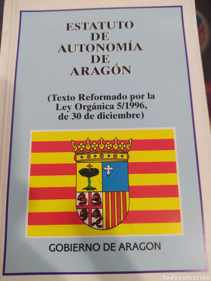 Libros: Estatuto de autonom&iacute;a de Arag&oacute;n enero de - Foto 1