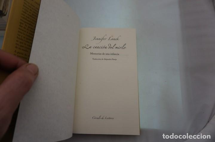 Libros: 4-0/ LA CANCION DEL MIRLO- JENNIFER LAUCK / CIRCULO DE LECTORES - Foto 3