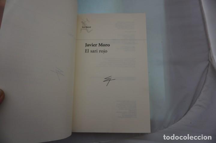 Libros: 4-0/ EL SARI ROJO - JAVIER MORO / SEIX BARRAL - Foto 3