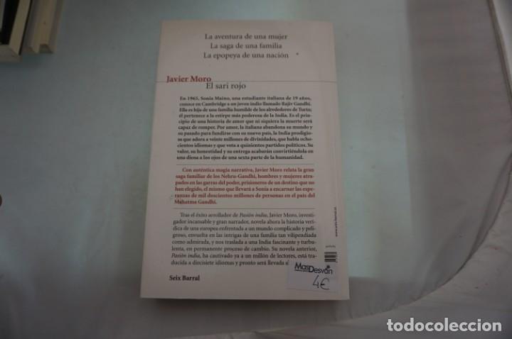 Libros: 4-0/ EL SARI ROJO - JAVIER MORO / SEIX BARRAL - Foto 6