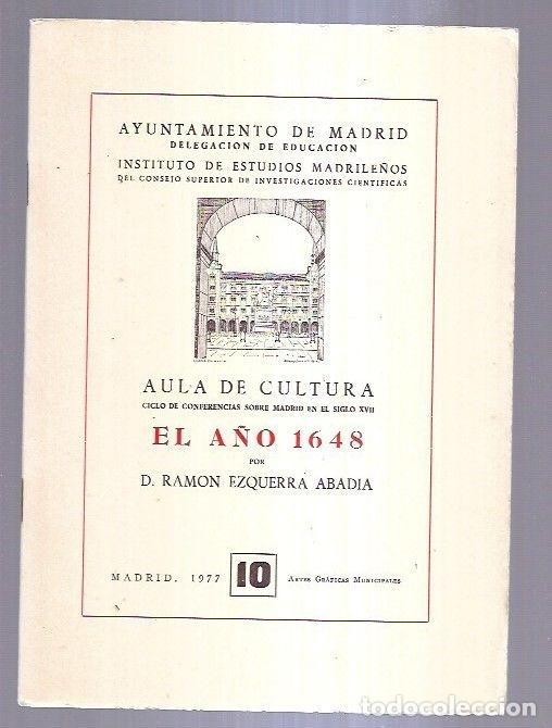 Libros: A&Ntilde;O 1648 - EL - EZQUERRA ABADIA, RAMON - Foto 1
