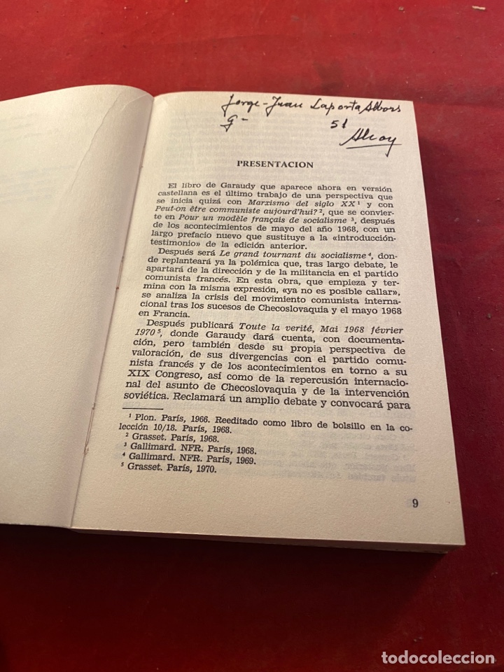 Libros: LA ALTERNATIVA Roger Garaudy - Foto 3