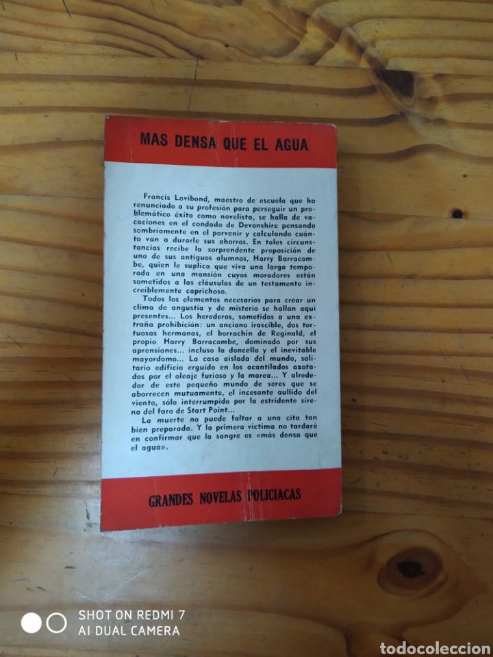 Libros: M&aacute;s densa que el agua. - Foto 2