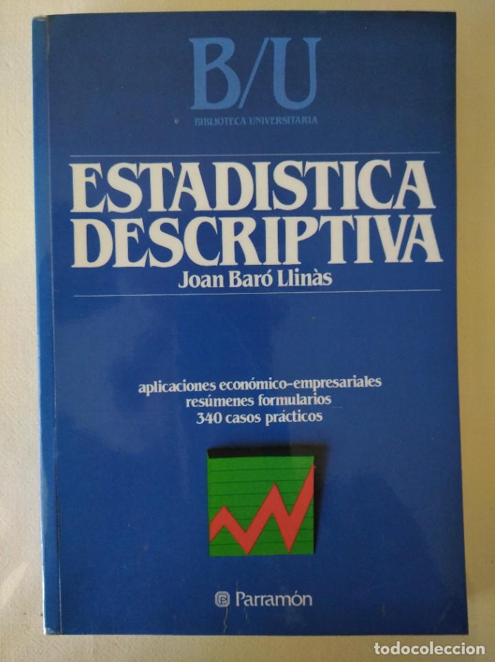 Libros: Joan Bar&oacute; Llin&agrave;s. Estad&iacute;stica Descriptiva - Foto 1