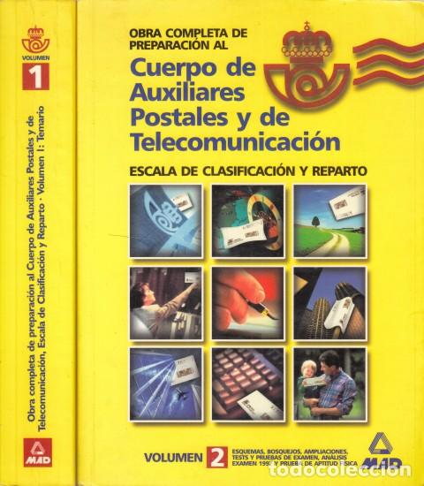Livres: OBRA COMPLETA DE PREPARACI&Oacute;N AL CUERPO DE AUXILIARES POSTALES Y DE TELECOMUNICACI&Oacute;N. ESCALA DE ... -