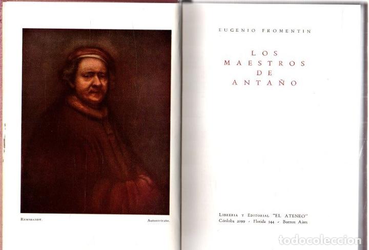 Libros: Los maestros de anta&ntilde;o - Fromentin, Eugenio - Foto 1