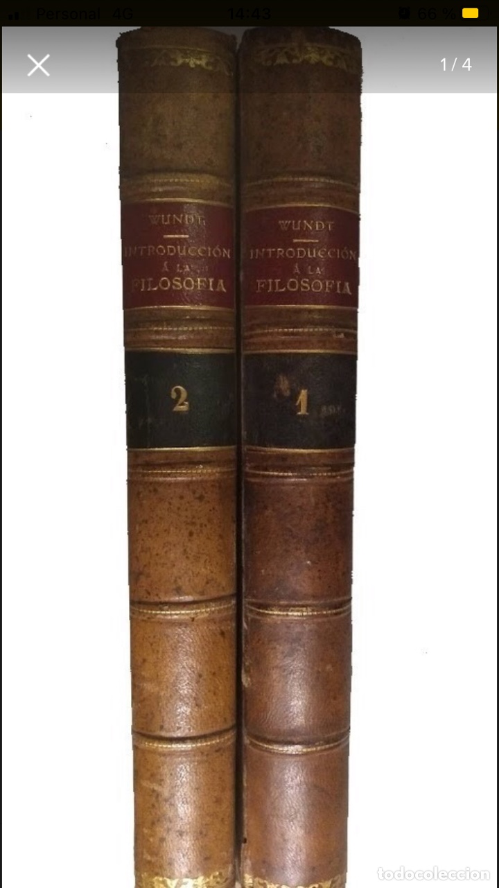 Libros: Wundt, Guillermo - Introduccion a la filosofia - 1911 - Foto 1
