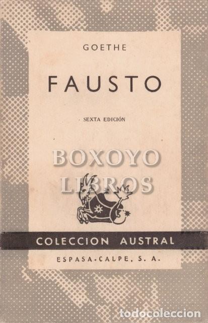 Libros: GOETHE. Fausto - Foto 1