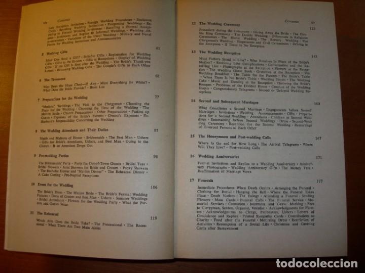 Libros: ETIQUETTE / AMY VANDERBILT&acute;S / INGL&Eacute;S - Foto 4