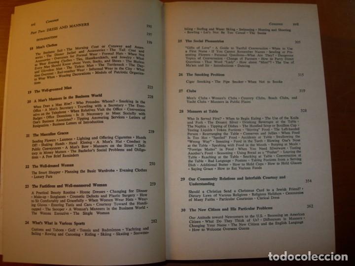 Libros: ETIQUETTE / AMY VANDERBILT&acute;S / INGL&Eacute;S - Foto 5