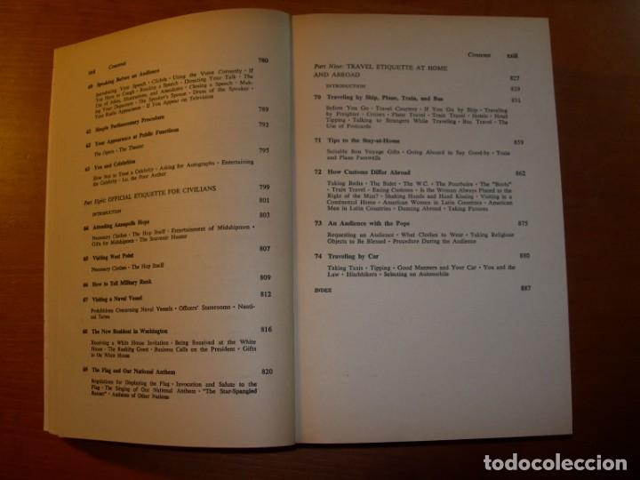 Libros: ETIQUETTE / AMY VANDERBILT&acute;S / INGL&Eacute;S - Foto 8