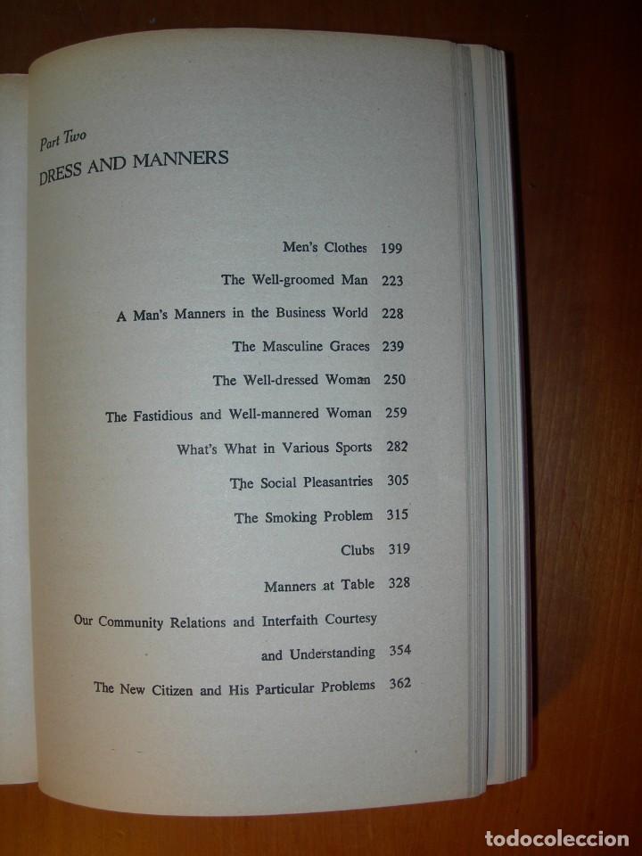 Libros: ETIQUETTE / AMY VANDERBILT&acute;S / INGL&Eacute;S - Foto 10