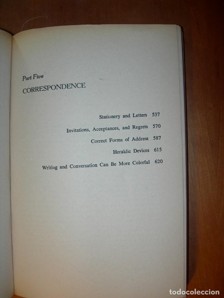 Libros: ETIQUETTE / AMY VANDERBILT&acute;S / INGL&Eacute;S - Foto 13