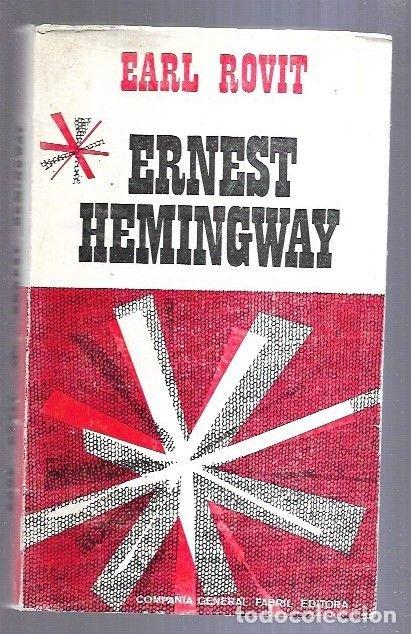 Libros: ERNEST HEMINGWAY - ROVIT, EARL - Foto 1