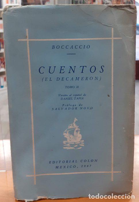 Libros: Cuentos ( El Decamer&oacute;n )Tomo II - BOCACCIO - Foto 1