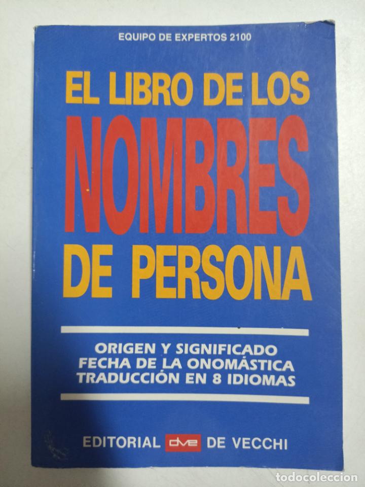 Libros: El libro de los nombres de persona - Foto 1