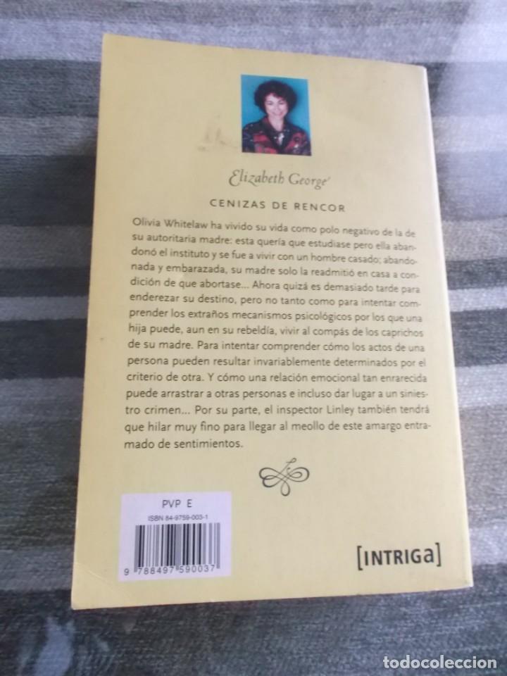 Libros: CENIZAS DE RENCOR ELIZABETH GEORGE - Foto 3