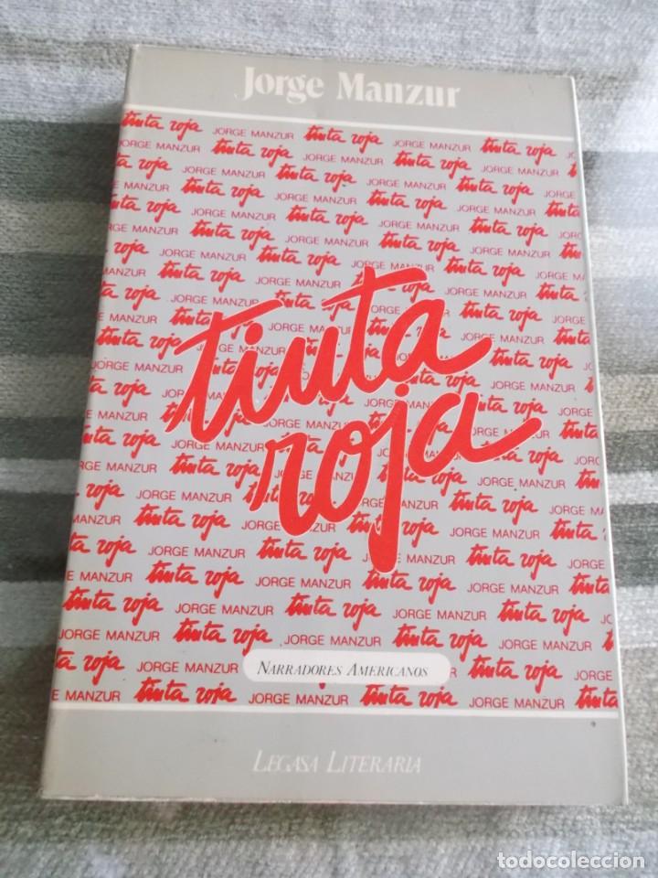 Libros: TINTA ROJA JORGE MANZUR - Foto 1