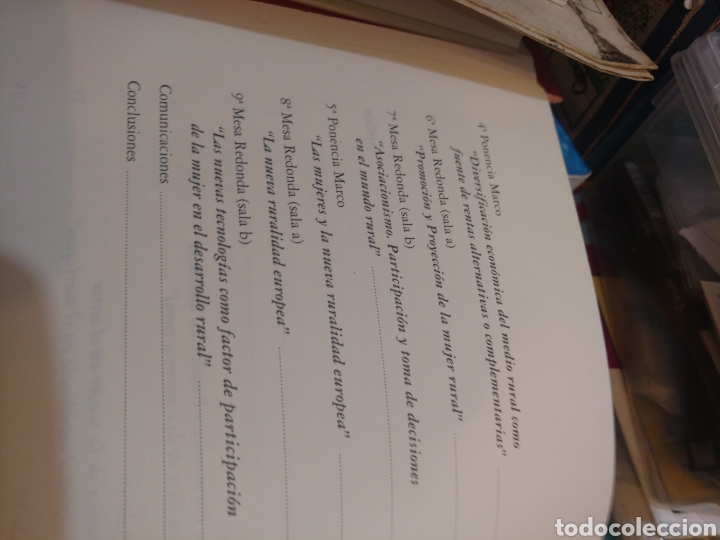 Libros: CONGRESO INTERNACIONAL MULLER E DESENVOLVEMENTO RURAL . XUNTA DE GALICIA. RELATORIOS E COMUNICACI&Oacute;N - Foto 3