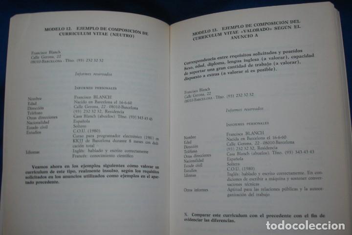 Libros: C&Oacute;MO REDACTAR UN CURRICULUM VITAE EFICAZ- ED. DE VECCHI 1988 - Foto 4