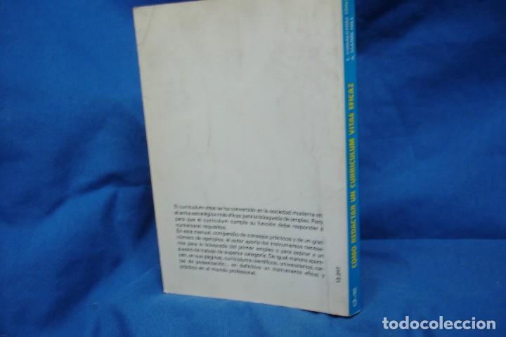 Libros: C&Oacute;MO REDACTAR UN CURRICULUM VITAE EFICAZ- ED. DE VECCHI 1988 - Foto 5