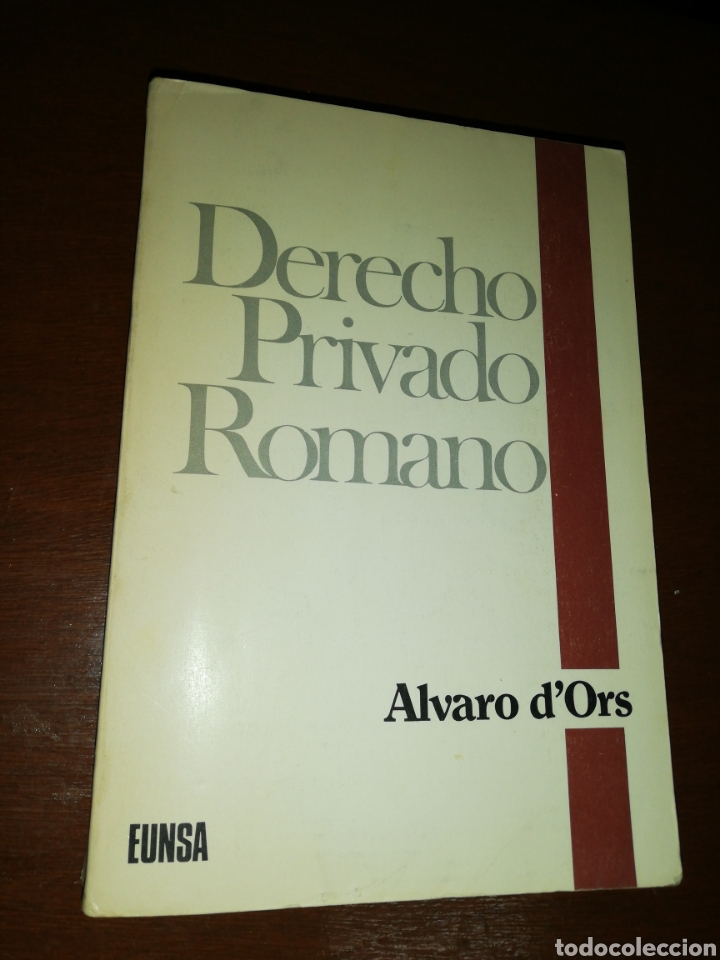Libros: Derecho privado romano &Aacute;lvaro dOrs, editorial Eunsa - Foto 1