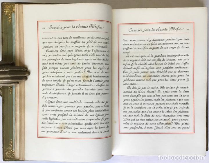 Libros: LES HEURES DE LA TR&Egrave;S-SAINTE VIERGE. 1895. Edici&oacute;n de 30 ejemplares - Foto 7