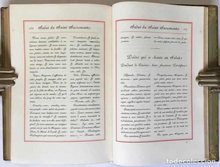 Libros: LES HEURES DE LA TR&Egrave;S-SAINTE VIERGE. 1895. Edici&oacute;n de 30 ejemplares - Foto 12