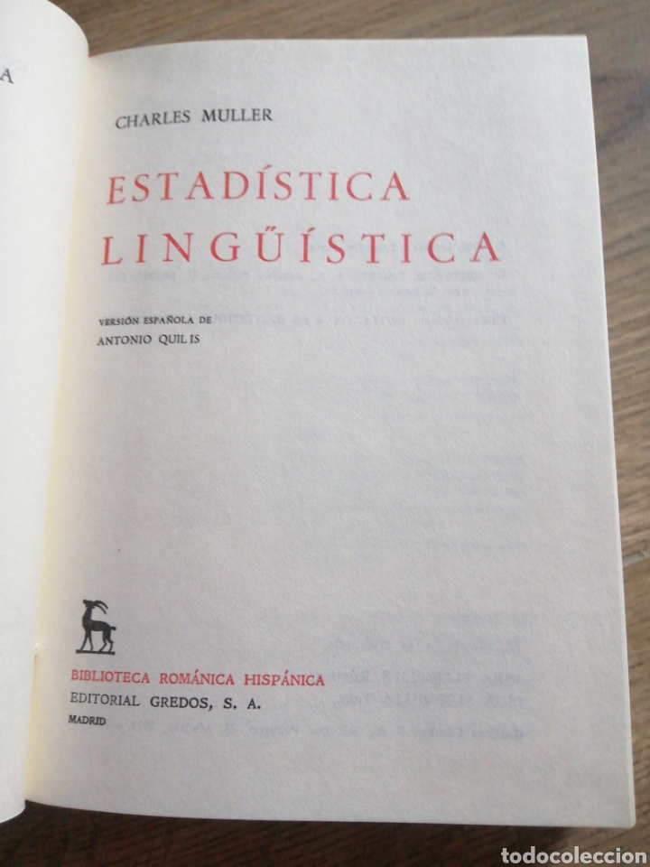 Libros: Estad&iacute;stica ling&uuml;&iacute;stica - Foto 3