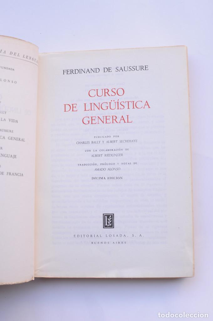 Libros: Curso de ling&uuml;&iacute;stica general - SAUSSURE, Ferdinand de - Foto 2