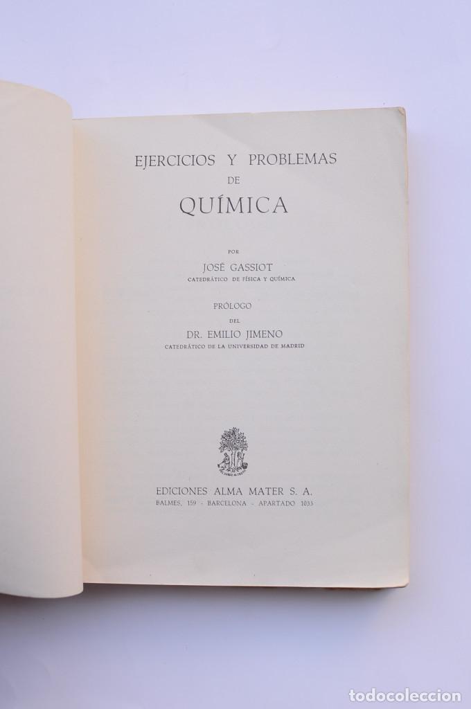 Libros: Ejercicios y problemas de qu&iacute;mica - GASSIOT, Jos&eacute; - Foto 2