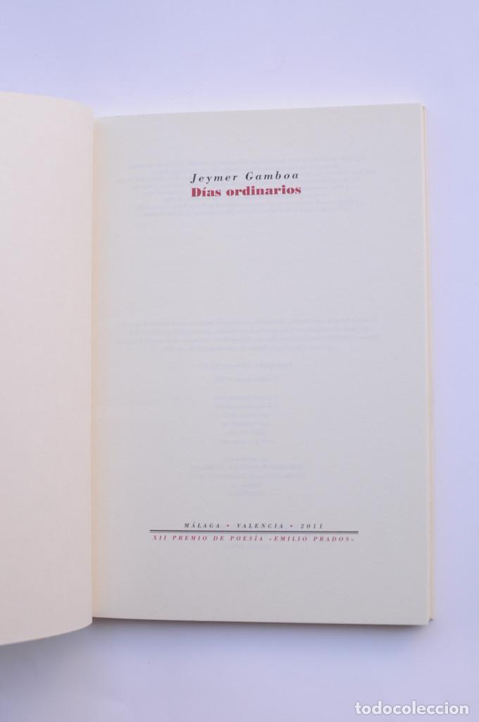 Libros: D&iacute;as ordinarios - GAMBOA, Jeymer - Foto 2
