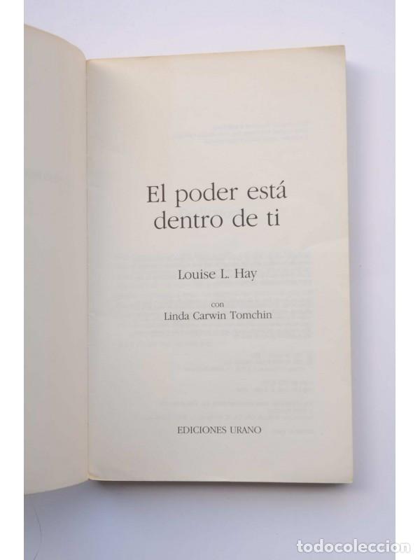 Libros: El poder est&aacute; dentro de ti - HAY, Louise L. - Foto 2