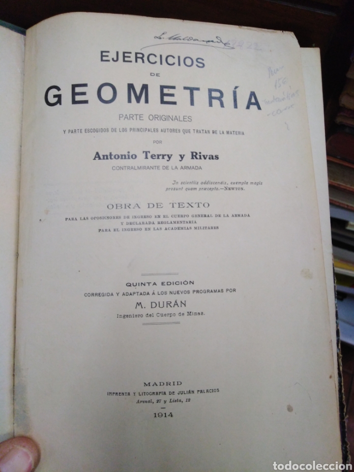 Libros: EJERCICIOS DE GEOMETRIA - TERRY y RIBAS, Antonio - Foto 1