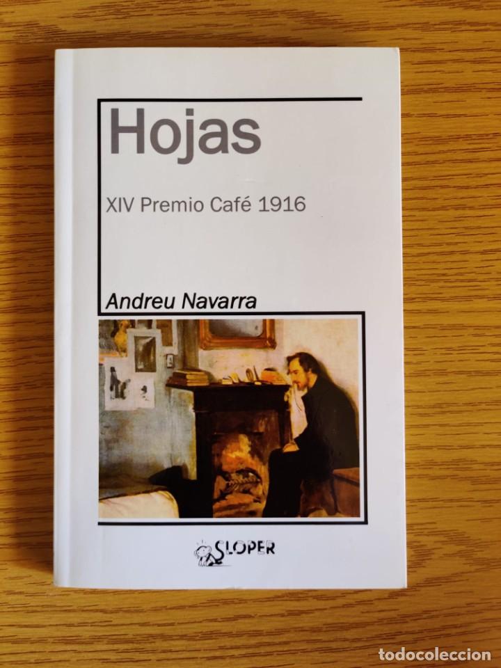 Libros: Hojas - Andreu Navarra - Foto 1