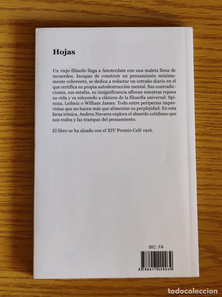 Libros: Hojas - Andreu Navarra - Foto 2