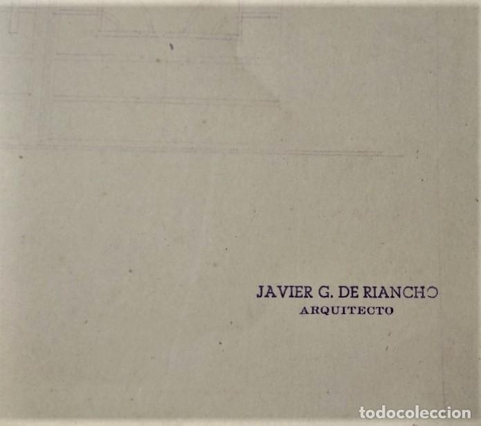 Libros: Planos para reformas del edificio del Banco de Santander, Paseo de Pereda, Santander. - Soler Jove - Foto 3