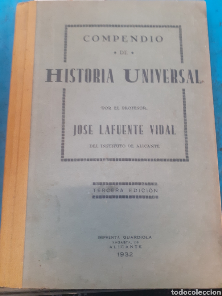 Libros: COMPENDIO DE HISTORIA UNIVERSAL - LAFUENTE VIDAL, Jos&eacute; - Foto 1