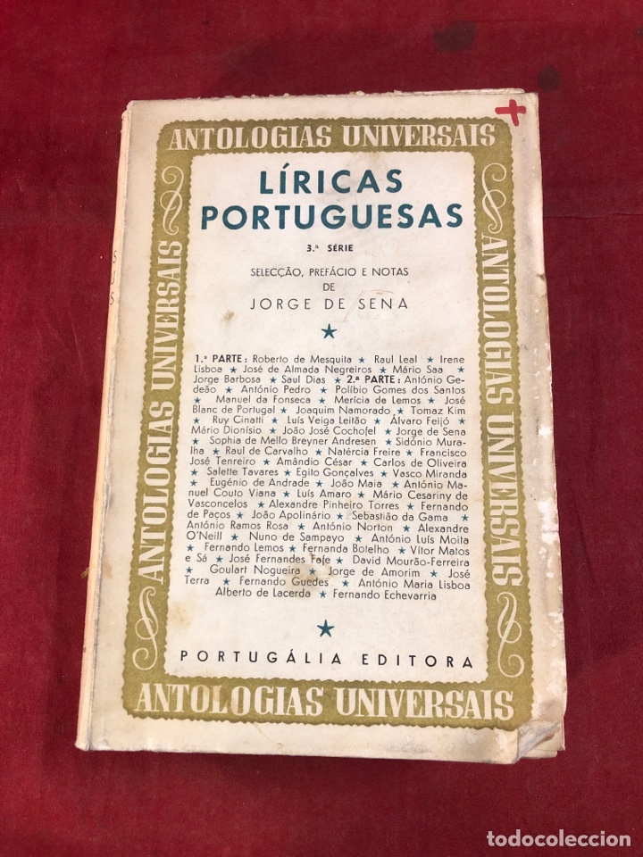Libros: L&Iacute;RICAS PORTUGUESAS JORGE DE SENA - Foto 2