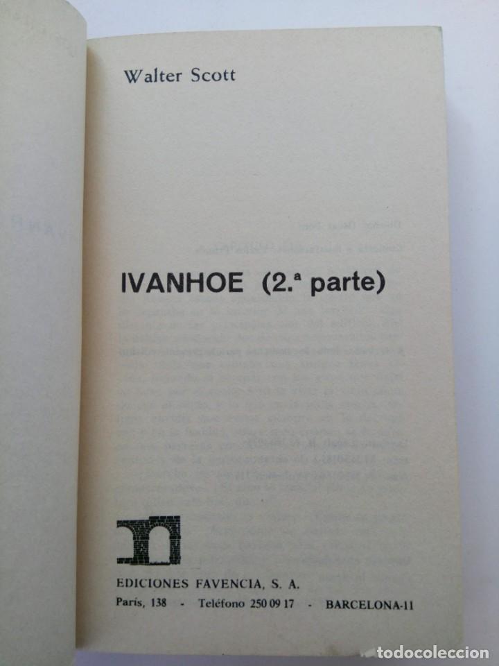 Libros: IVANHOE 2&ordf; PARTE - WALTER SCOTT - EDICIONES FAVENCIA - Foto 2