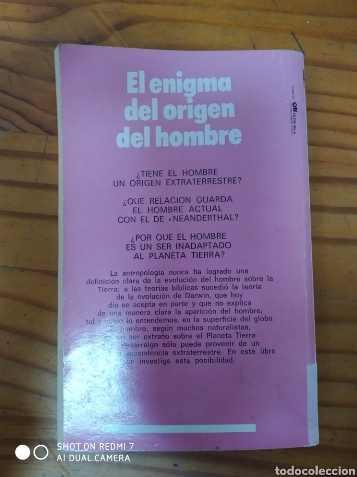 Libros: El enigma del origen del hombre. - Foto 2