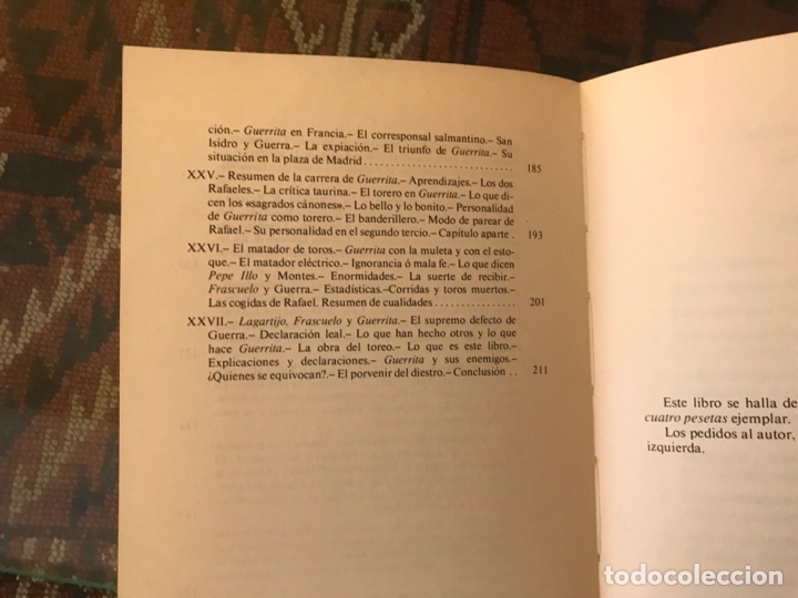 Libros: Guerrita. Antonio pe&ntilde;a. Dif&iacute;cil - Foto 5