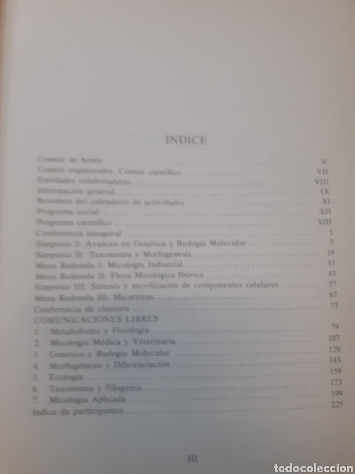 Libros: IV REUNION CONJUNTA DE MICOLOGIA - V.V. A. A - Foto 3