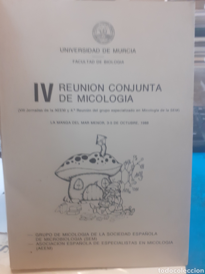 Libros: IV REUNION CONJUNTA DE MICOLOGIA - V.V. A. A - Foto 1