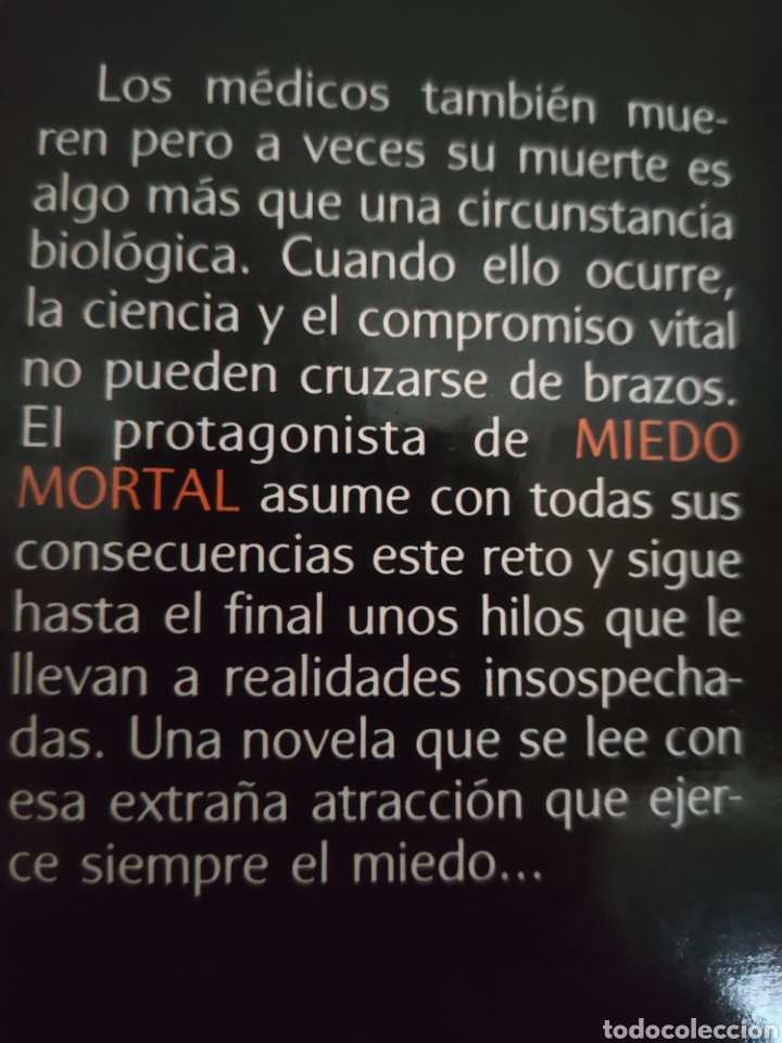 Libros: Miedo Mortal. Robin Cook - Foto 2