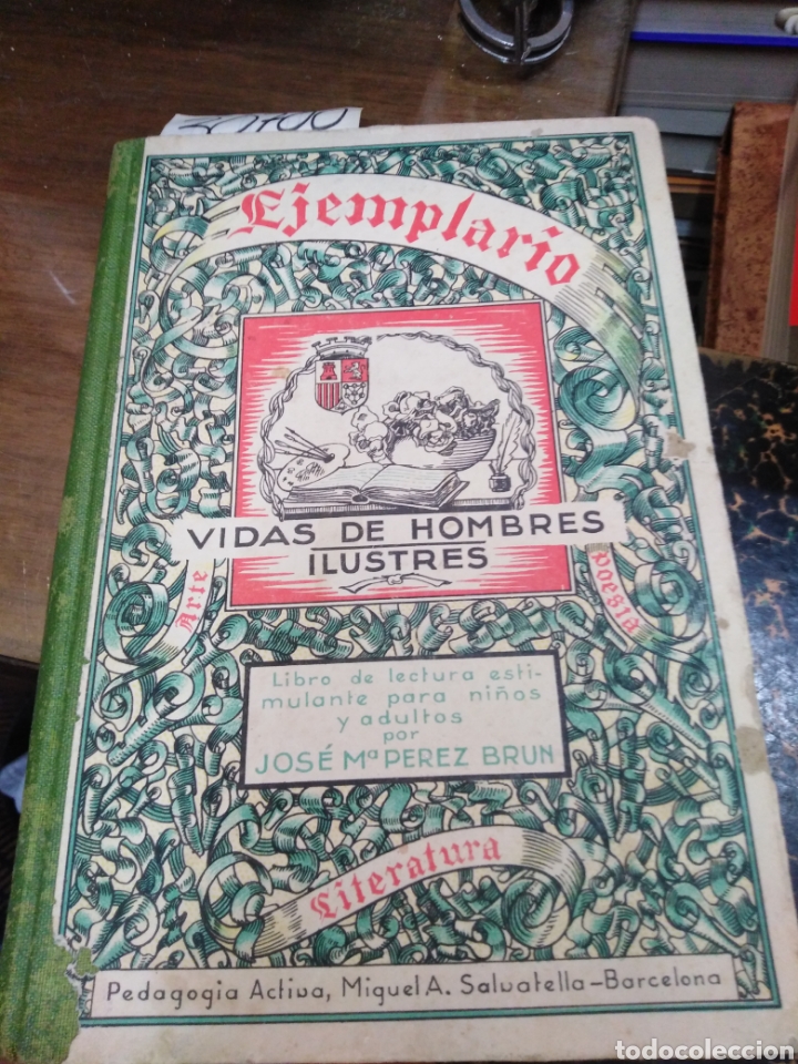 Livros em segunda m&atilde;o: EJEMPLARIO. Vidas de hombres ilustres - PEREZ BRUN, Jos&eacute; M&ordf;